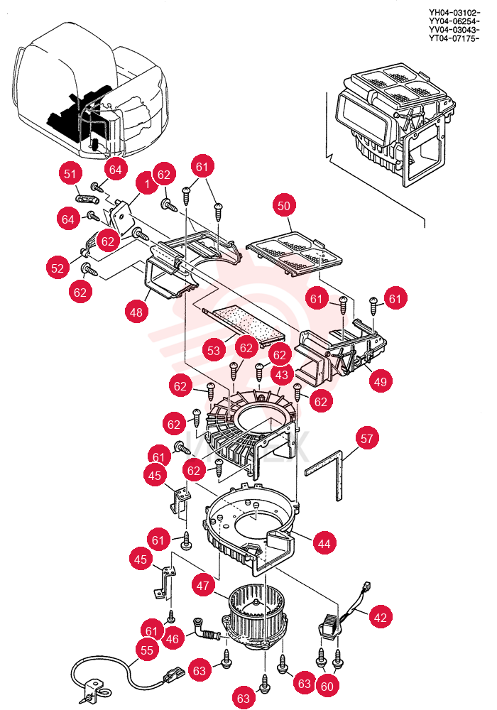 AIR CONDITIONER,Assembly YT20M00004F2 (1)