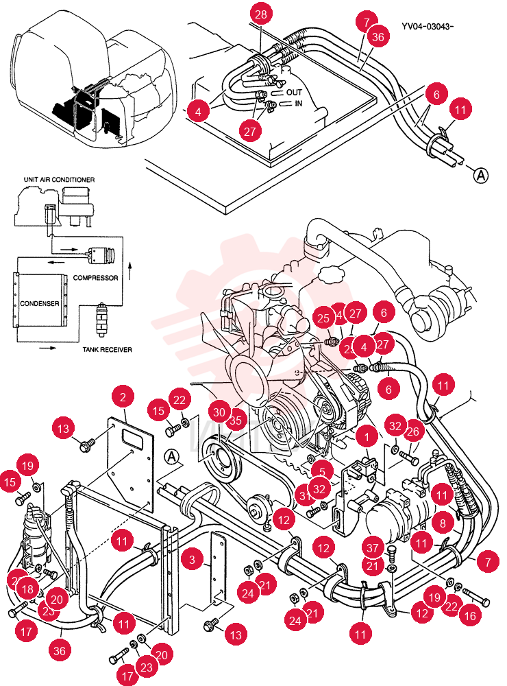 CONDITIONER ASSY, AIR YV20M00005F1
