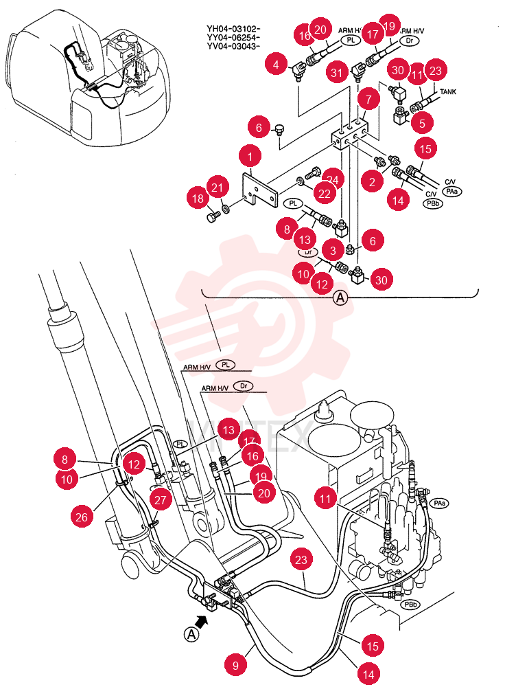 CONTROL LINES, VALVE YY64H00037F2