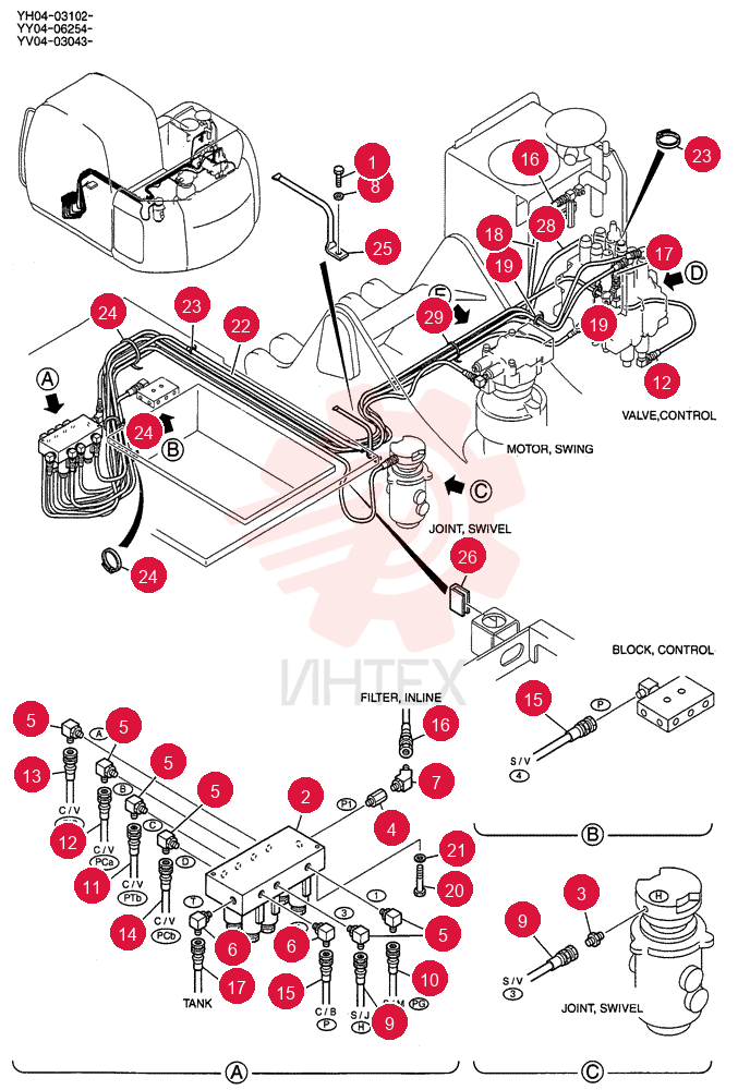 CONTROL LINES, VALVE YY64H00021F1 (2)
