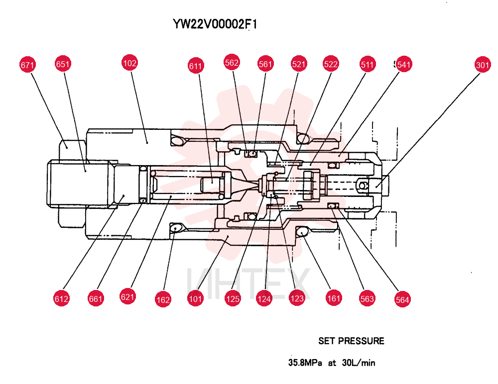 CONTROL VALVE YW22V00002F1