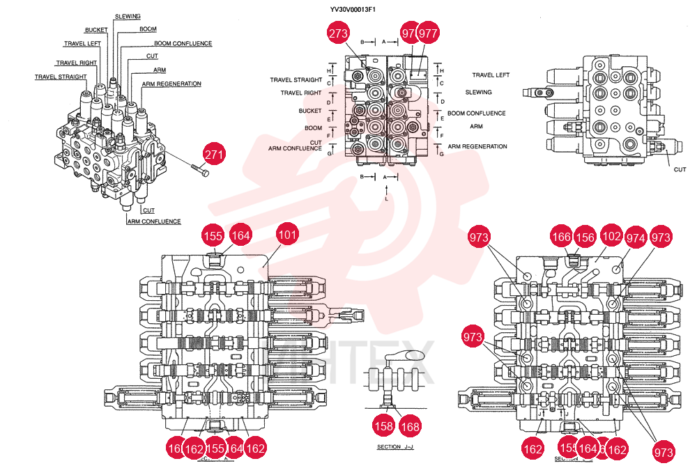 CONTROL VALVE YV30V00013F1 (1)