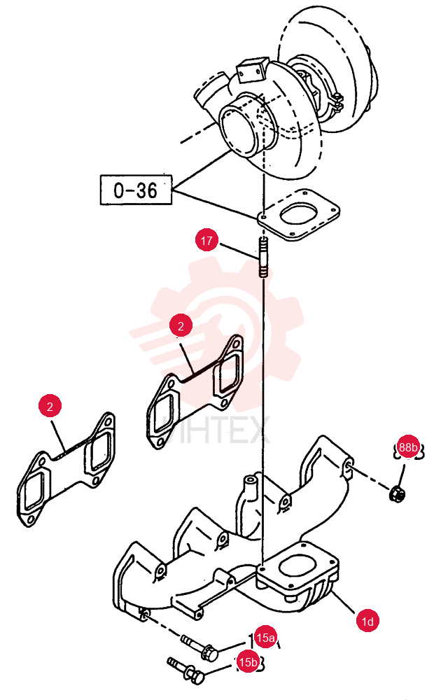 EXHAUST MANIFOLD 0-27C