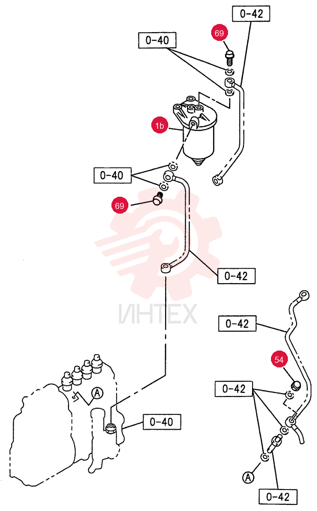 FUEL FILTER AND BRACKET 0-41C (1)