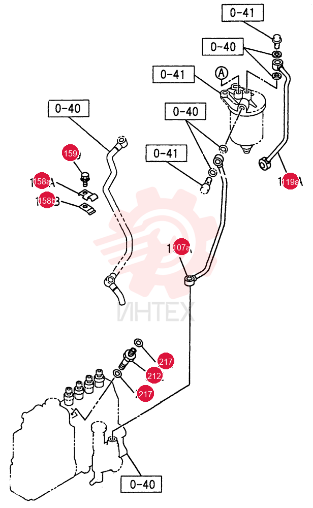 FUEL PUMP AND PIPE 0-42C