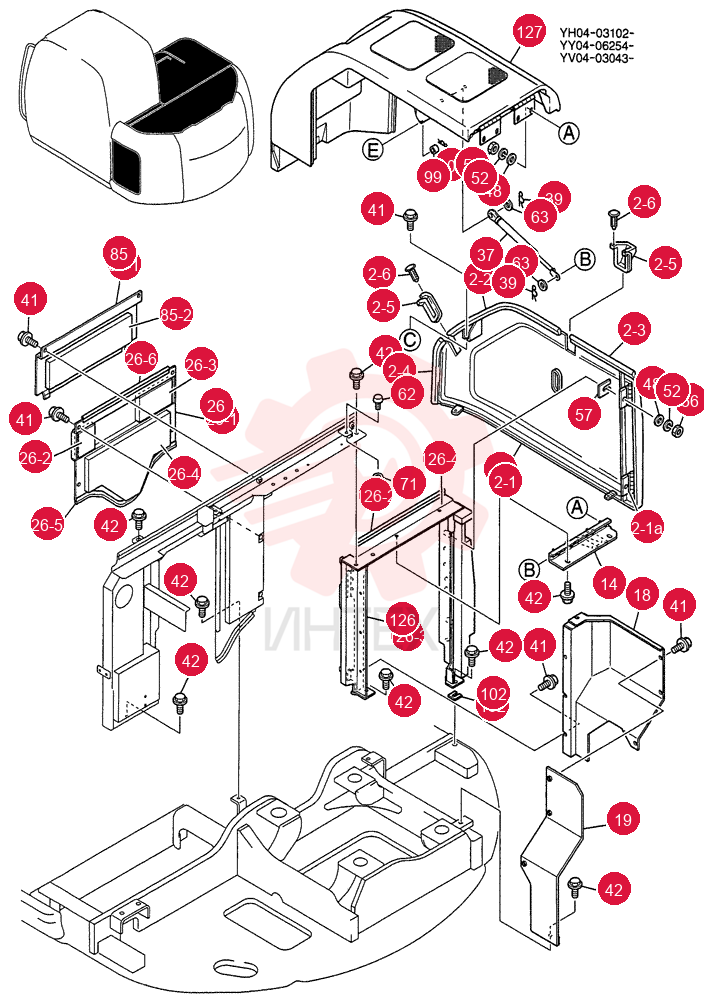 GUARD INSTAL  YV04-03043, Serial Range: -YV04-03085 YY21C00010FD (4)