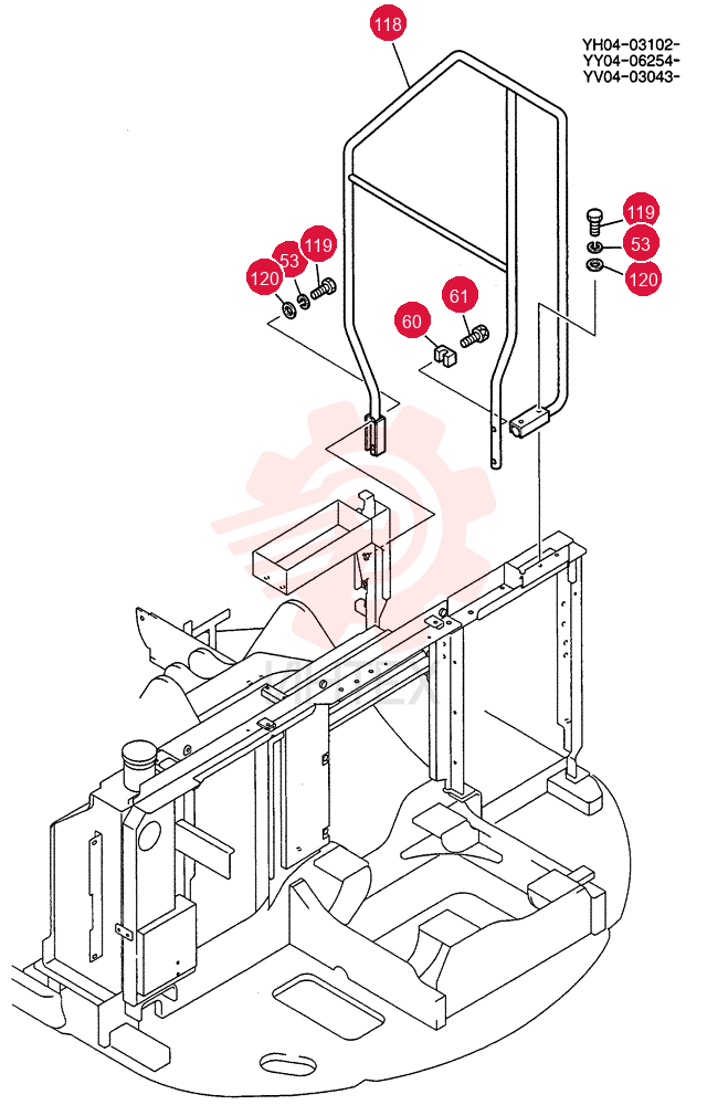 GUARD INSTAL  YV04-03043, Serial Range: -YV04-03085 YY21C00010FD (1)