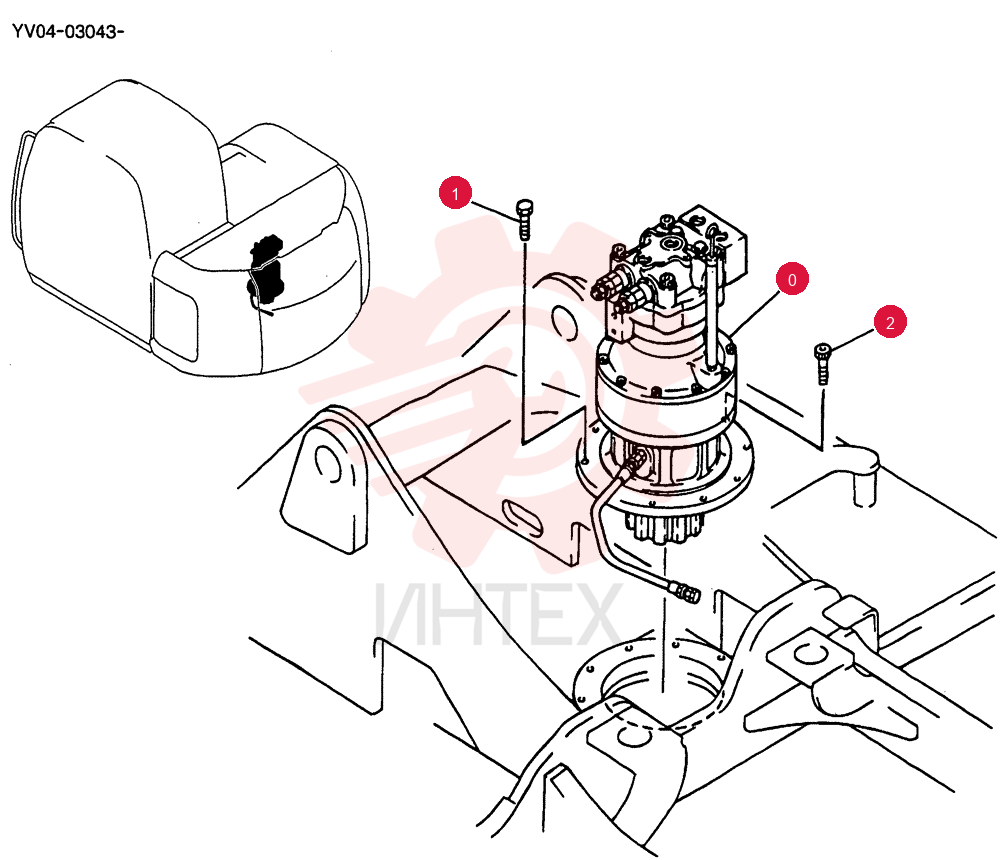 HYDRAULIC MOTOR YV15V00001F3