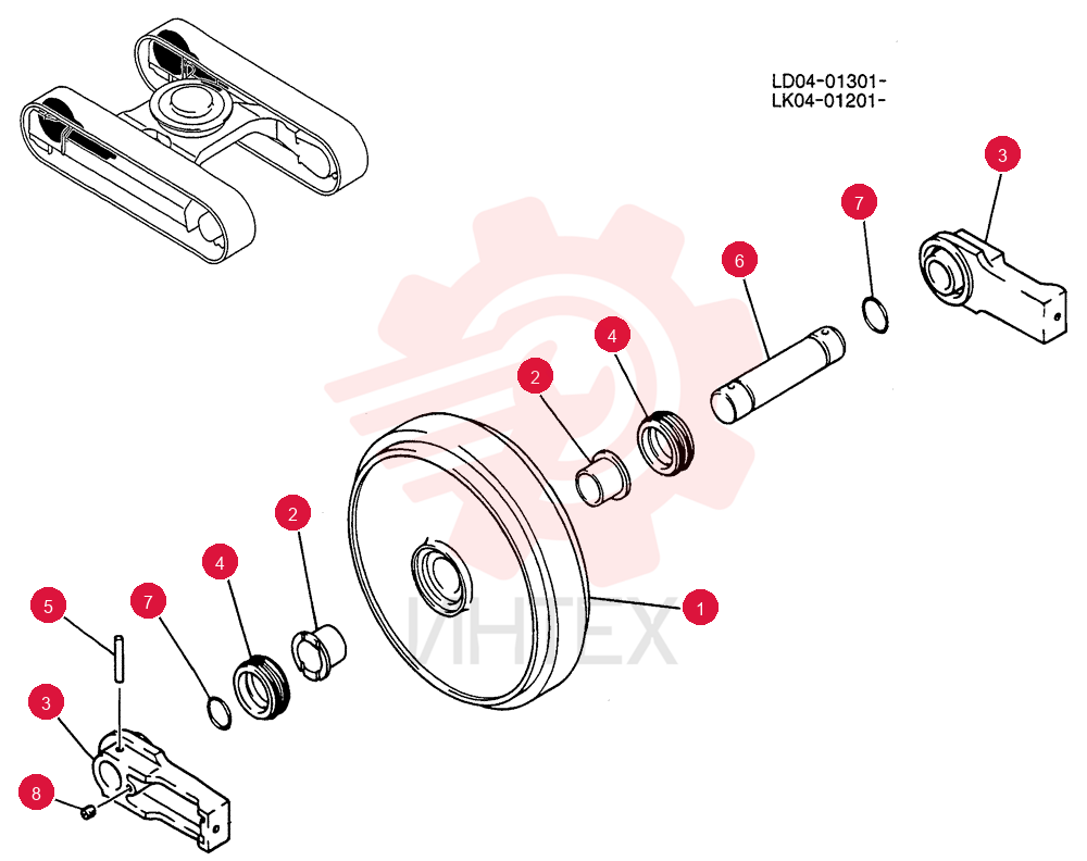 IDLER YN52D00009F1