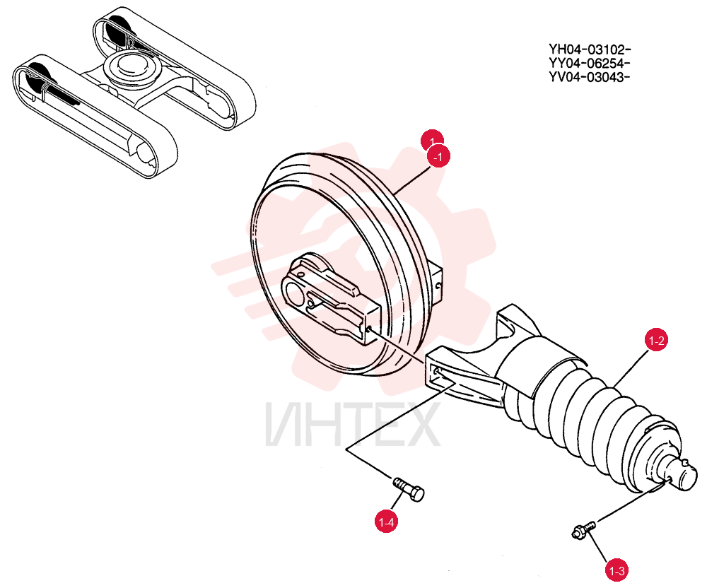 IDLER YX52D00009F1
