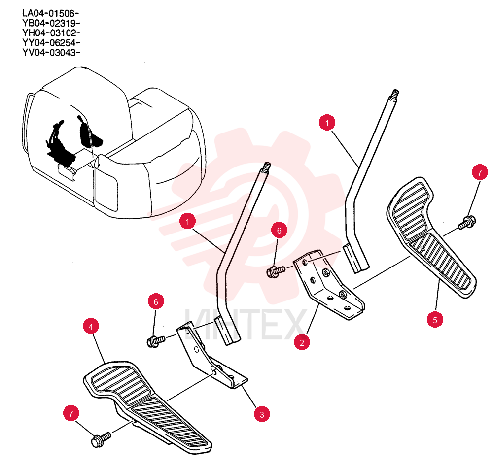 LEVER ASSY. YV50M00003F1