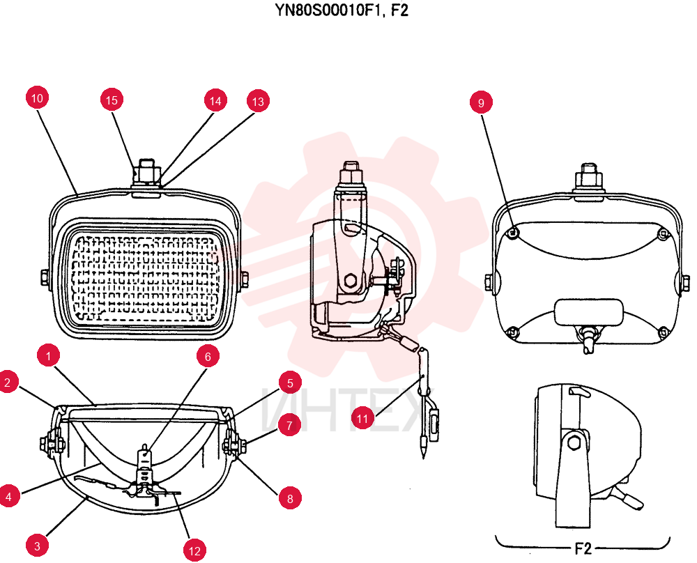 LIGHT ASSY. YN80S00010F1