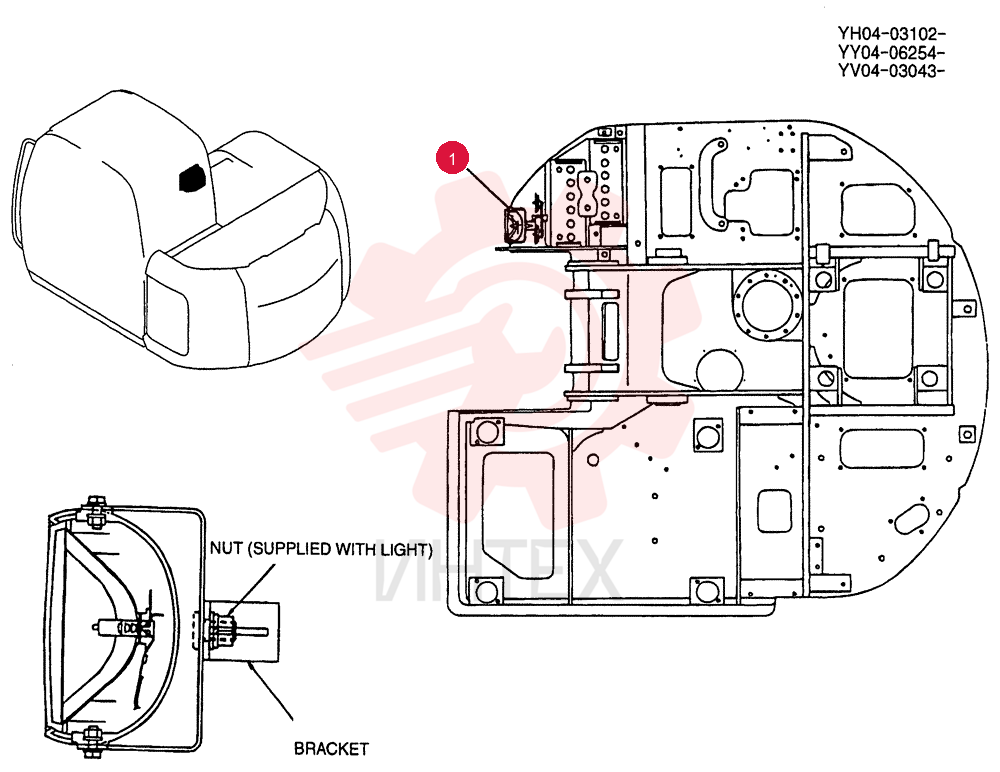 LIGHT ASSY. YX80E00002F1