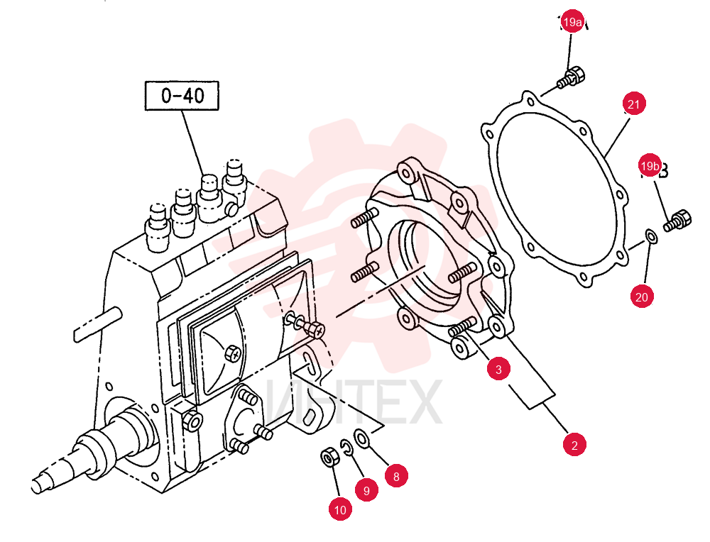 MISCELLANEOUS PARTS; INJECTION PUMP 0-86C