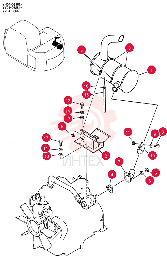 MUFFLER YY12P00003F1