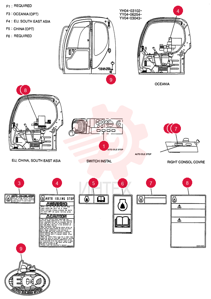 NAME PLATE INSTAL (REQUIRED) YT22T00081F1
