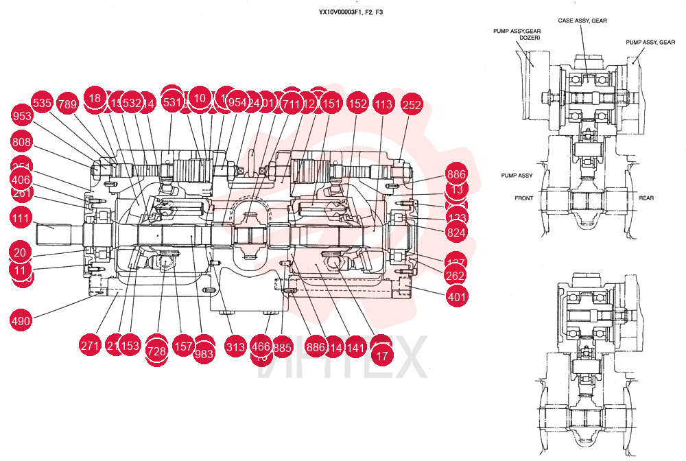 PUMP ASSY YX10V00003F3