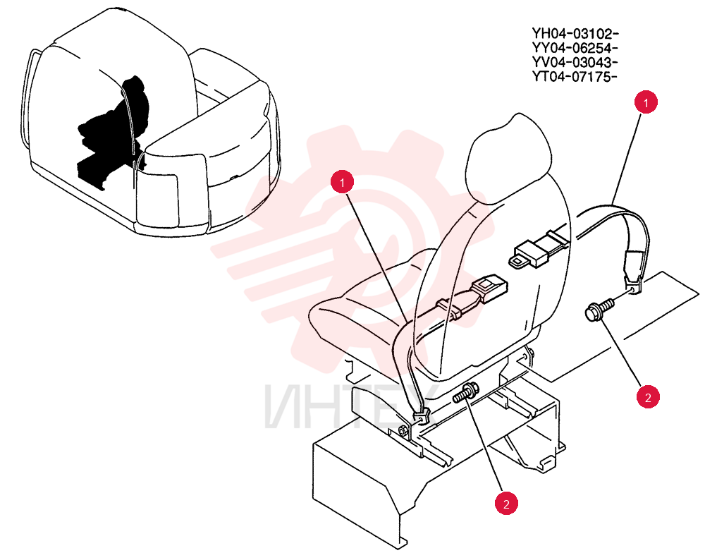 SAFETY BELT YT25M00022F1