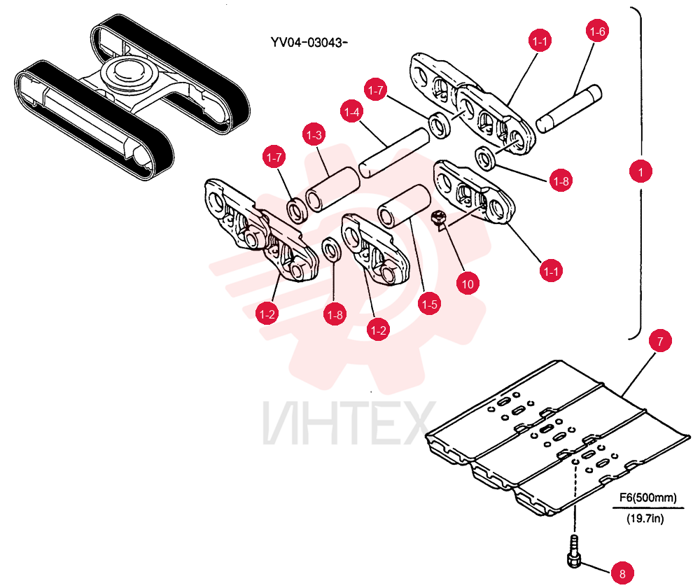 SHOE ASSY YW60D00003F6
