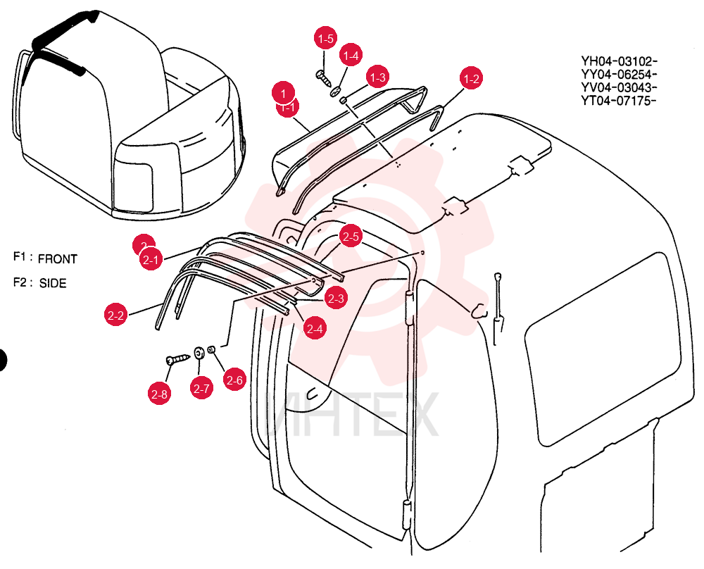 SUN VISOR YT55C00001F1