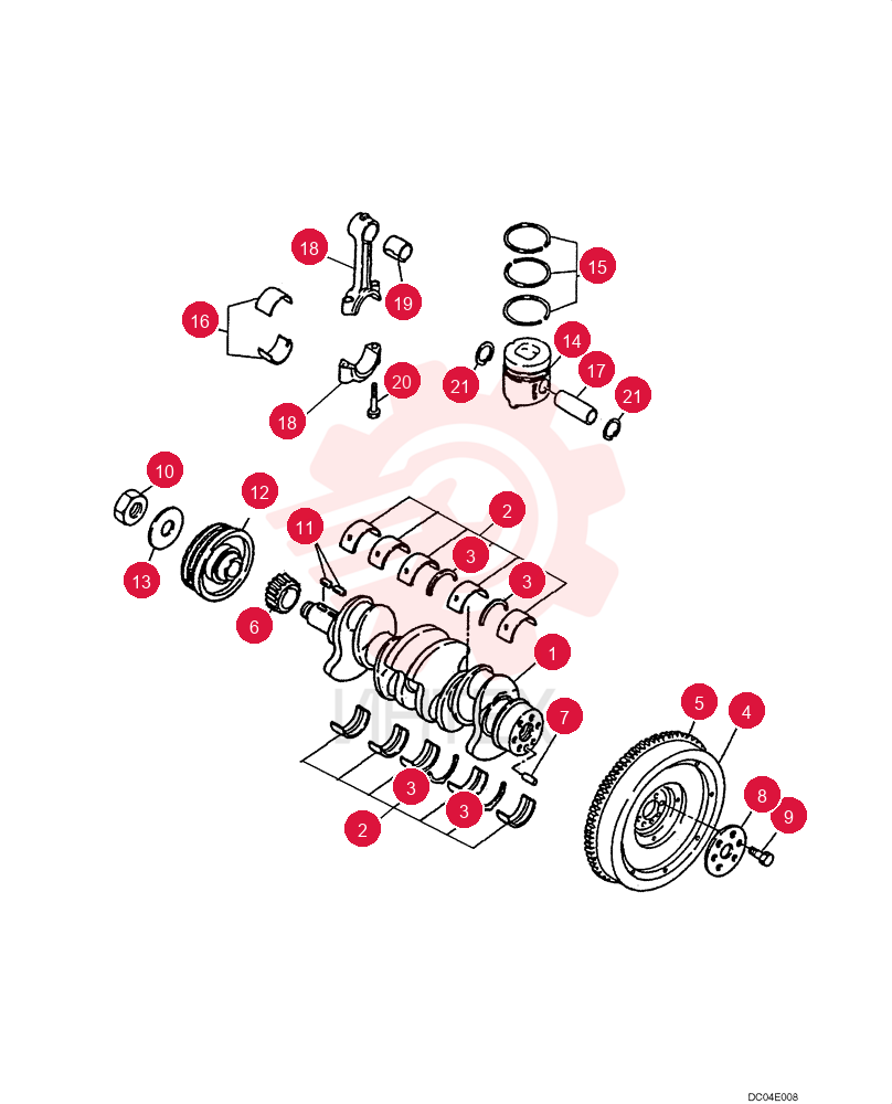CRANKSHAFT VI8943398950