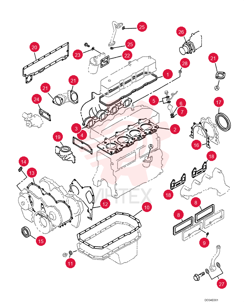 GASKET KIT VI5878127011