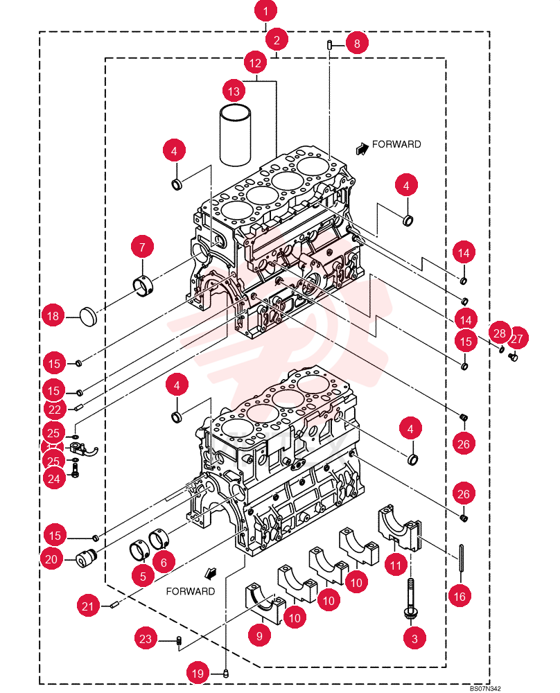 CRANKCASE VA32E0701012