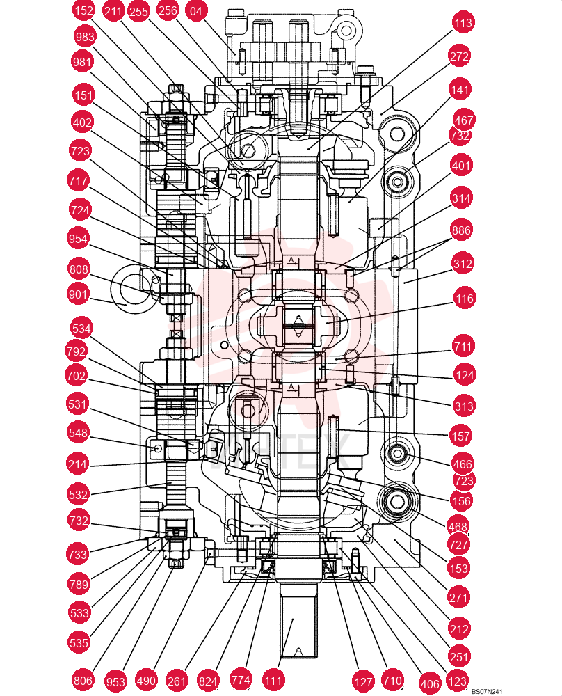 HYDRAULIC PUMP YY10V00014F1
