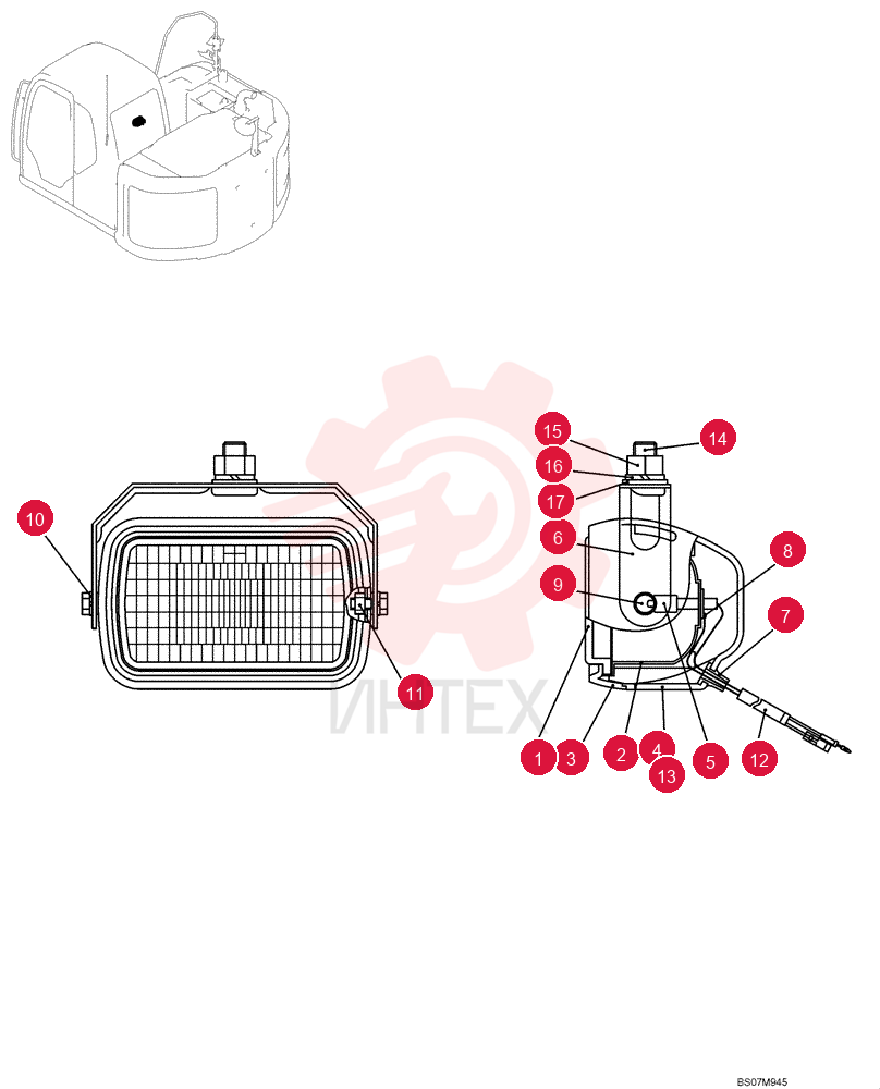 LIGHT ASSY. YT80S00002F1 (2)