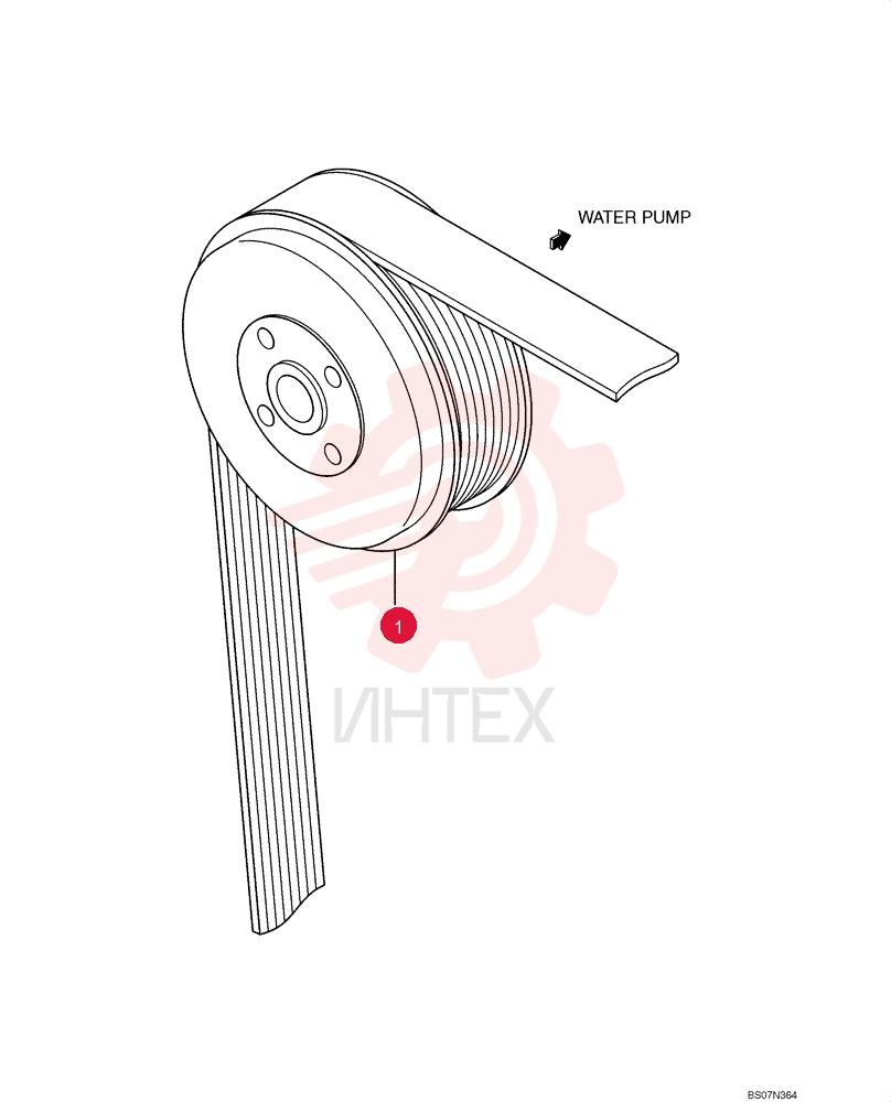 PULLEY VA32G4501100