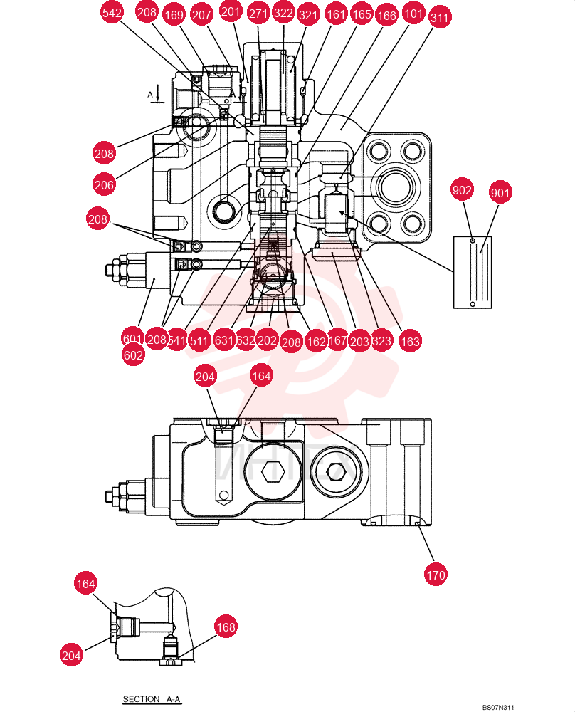 Valve Assembly, Holding YB28V00010F1