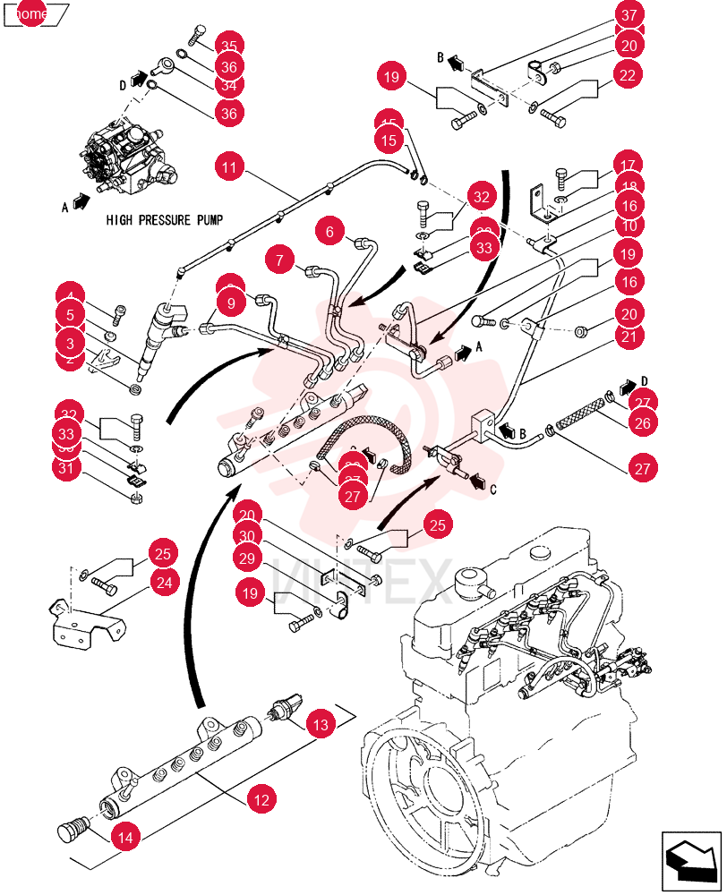 FUEL SYSTEM INJECTOR VA32G6100010