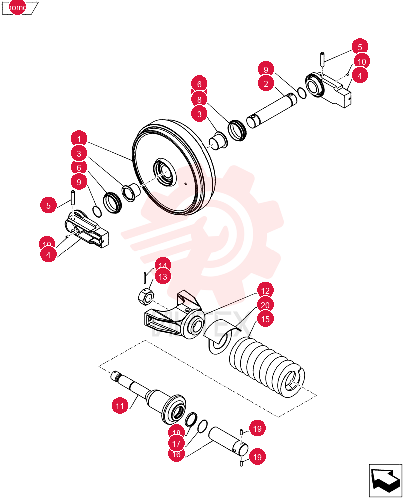 IDLER YY52D00015P1
