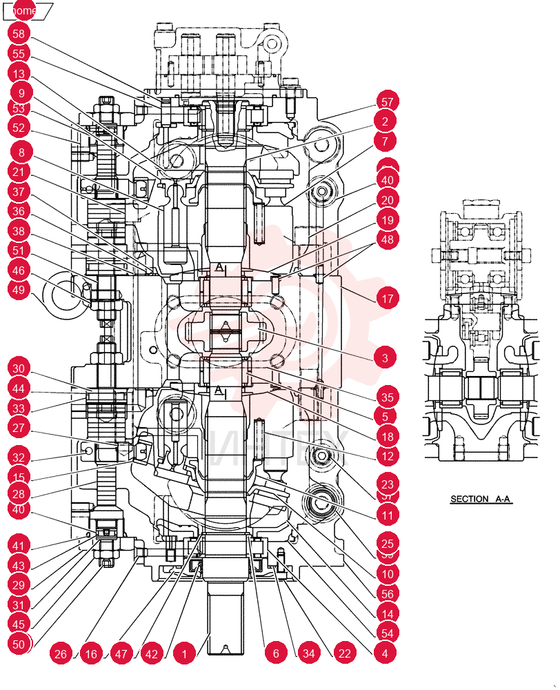 SHAFT YM10V00006S111
