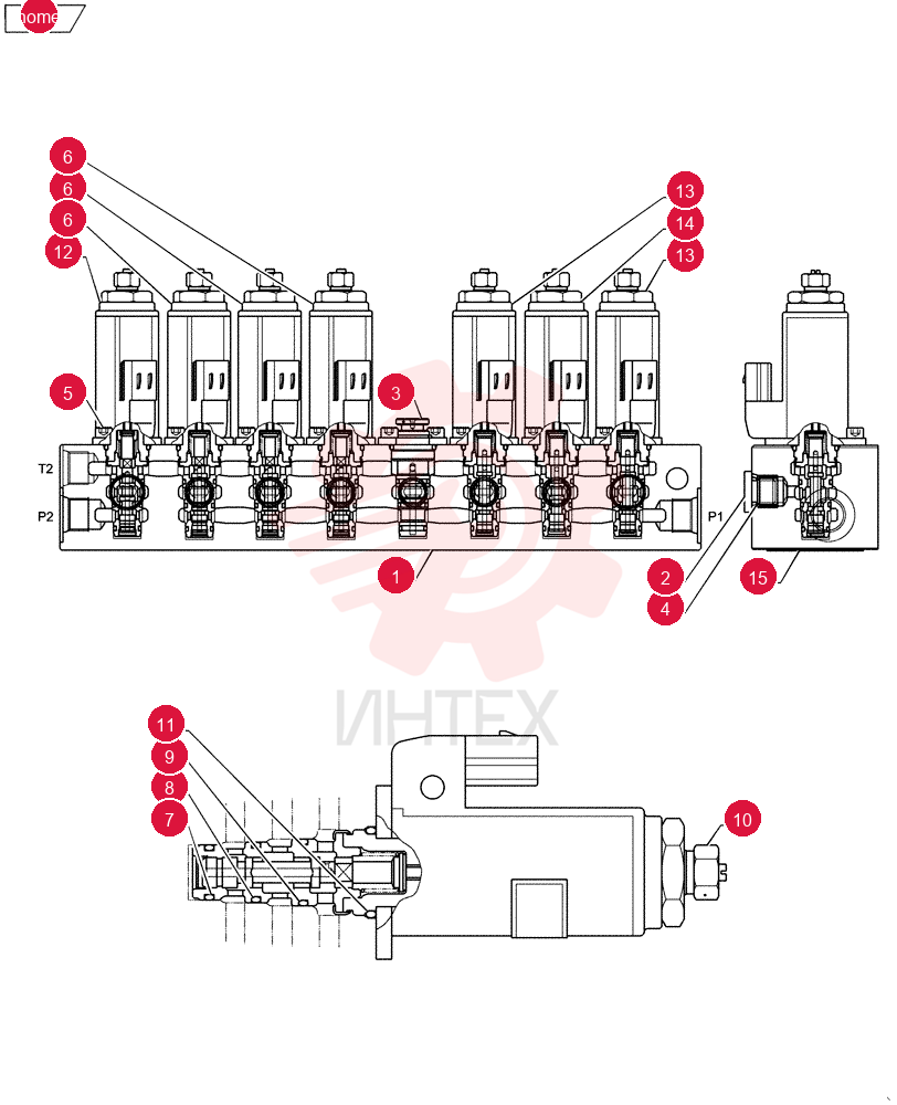Схема (E135BSRLC) - CRAWLER EXCAVATOR ASN YH06-08001 YY35V00013S101