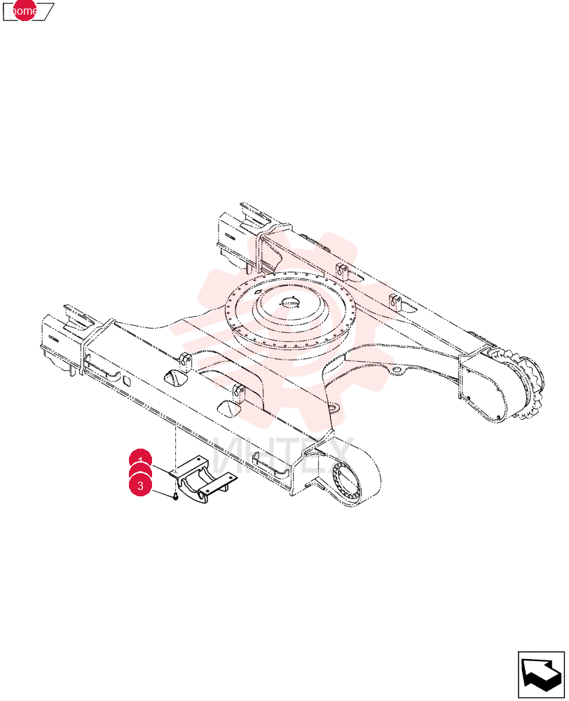 Схема (E135BSRLC) - CRAWLER EXCAVATOR ASN YH06-08001 YY01F00013F1