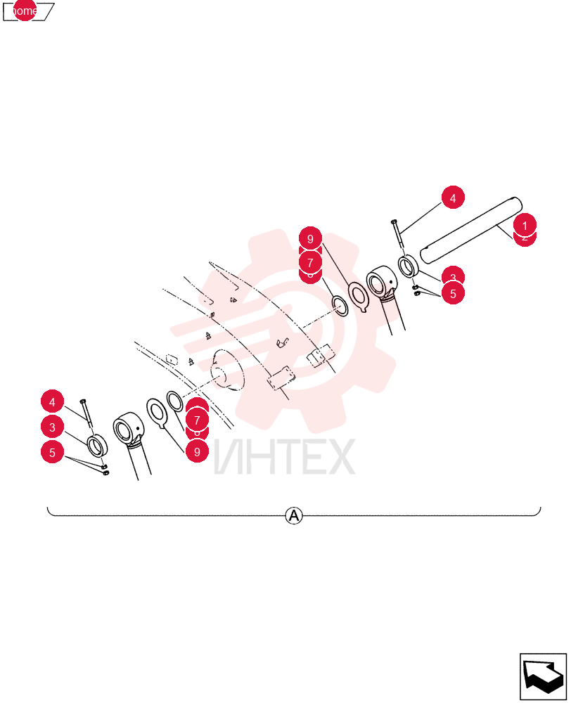 Схема (E135BSRLC) - CRAWLER EXCAVATOR ASN YH06-08001 YY02B00185F1