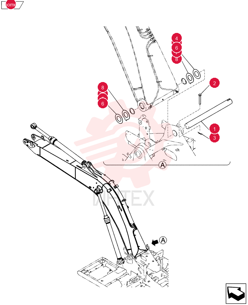 Схема (E135BSRLC) - CRAWLER EXCAVATOR ASN YH06-08001 YY02B00267F1