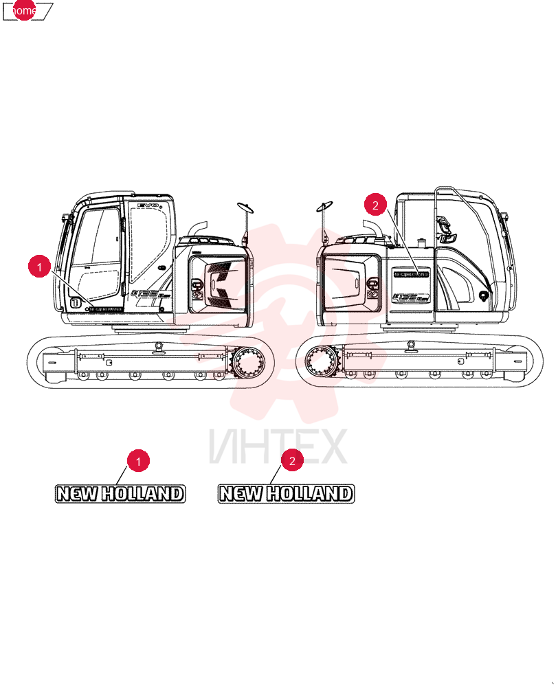 Схема (E135BSRLC) - CRAWLER EXCAVATOR ASN YH06-08001 YY22T00194F3
