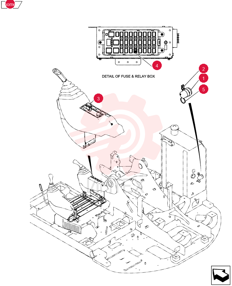 Схема (E135BSRLC) - CRAWLER EXCAVATOR ASN YH06-08001 YY53E00002F1
