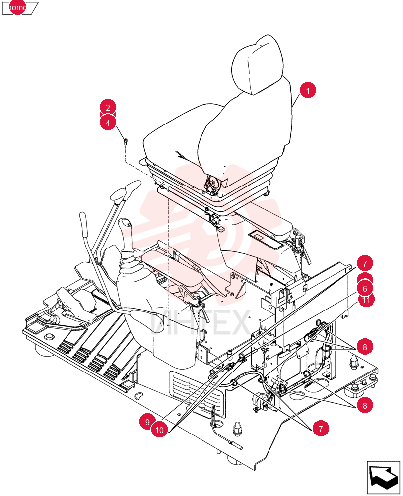 Схема (E135BSRLC) - CRAWLER EXCAVATOR ASN YH06-08001 YY25M00030F1
