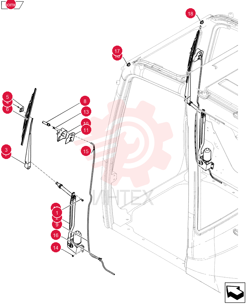 Схема (E135BSRLC) - CRAWLER EXCAVATOR ASN YH06-08001 YT53C00015F1