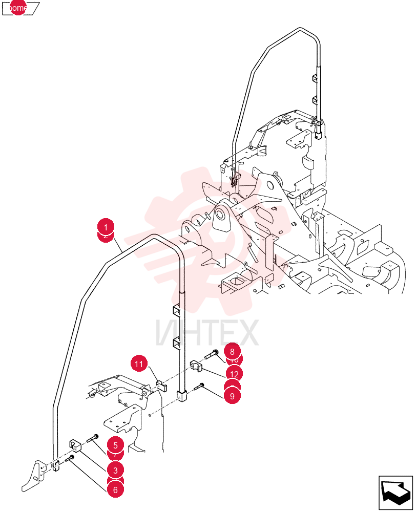 Схема (E135BSRLC) - CRAWLER EXCAVATOR ASN YH06-08001 YY21C00095F1