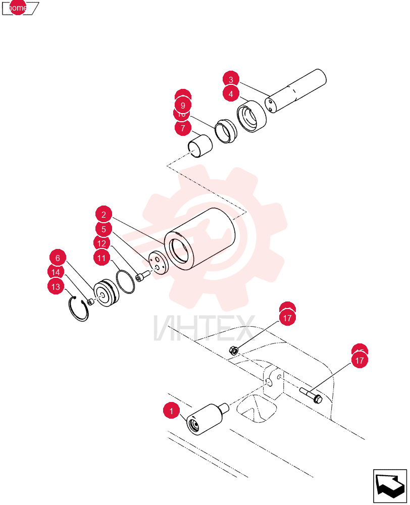 TRACK ROLLER YY64D01002F1