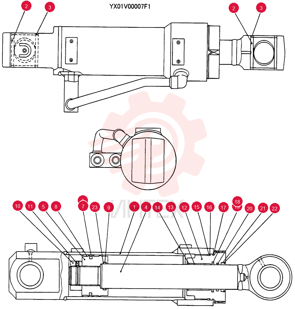 CYLINDER YX01V00007F1