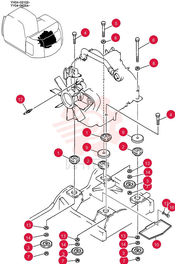 ENGINE YY02P00008F1
