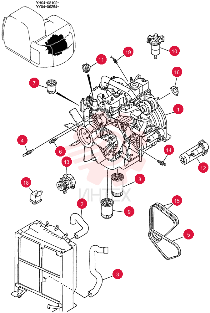 ENGINE YY02P00007F2