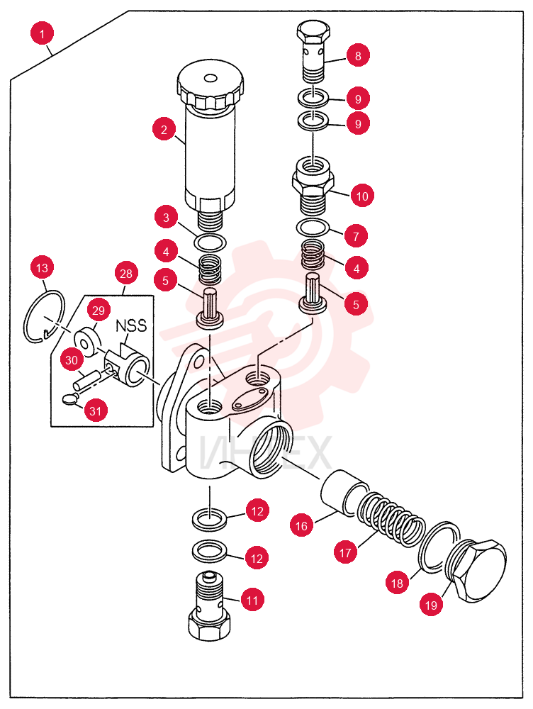 FEED PUMP; INJECTION PUMP 0-84B