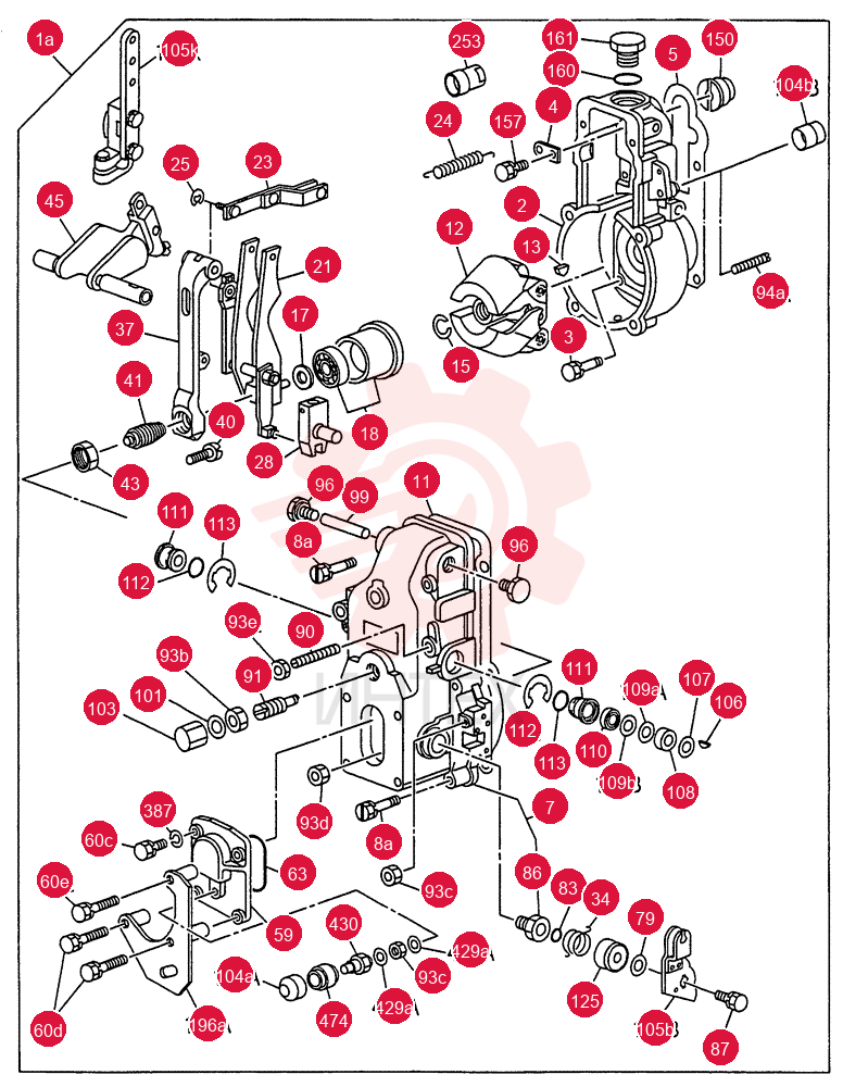 GOVERNOR; INJECTION PUMP 081B
