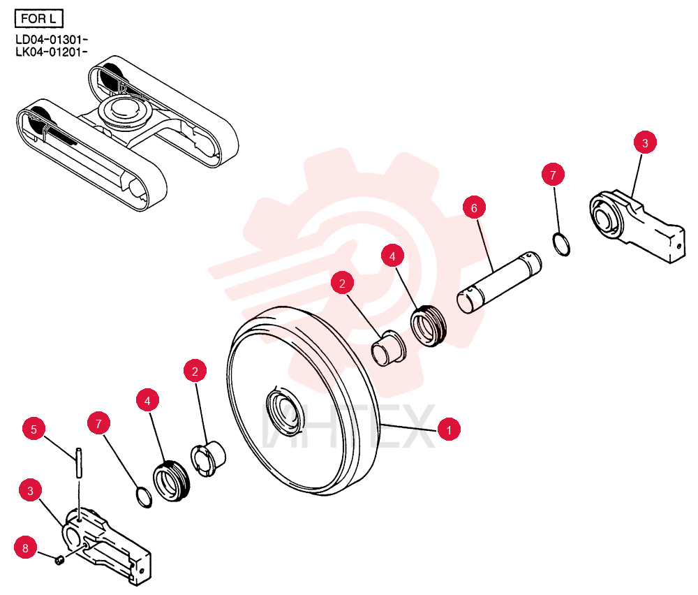 IDLER YN52D00009F1